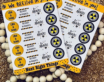 Calorie Cover Stickers YELLOW Pack