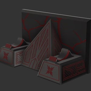 Sith Temple Lichtschwert Ständer/Wandhalterung (3D DRUCK DATEI)