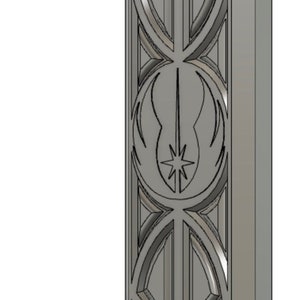 Jedi V2 Lichtschwert Wandhalterung ( 3D DRUCK DATEI)