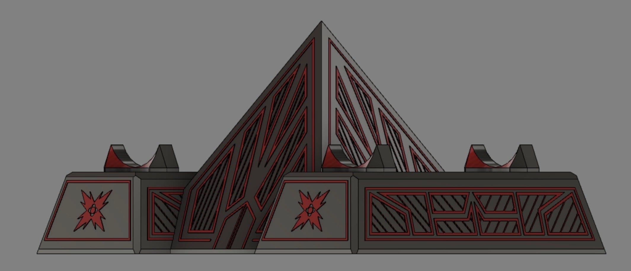 Dual Lightsaber Sith Temple Table Stand Display (3D Print File) - Etsy