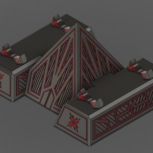 Dual Lichtschwert Sith Tempel Tischständer Display (3D Druck Datei)