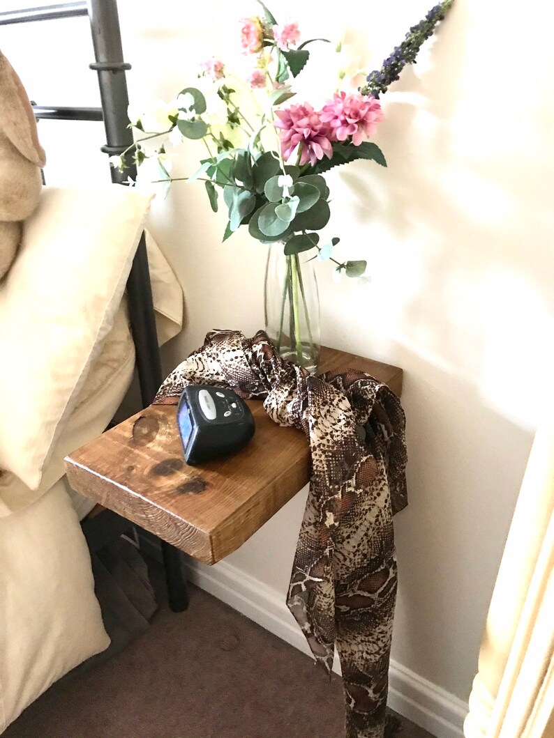 Nachttisch Kleiner Tisch Wandgehangener Tisch Regal | Etsy