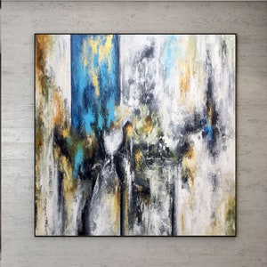 Large Abstract Painting - Home Decor Wall Art, Modern Decor, Oil Painting On Canvas, Contemporary Art, Modern Wall Art, Abstract Art, MD0031