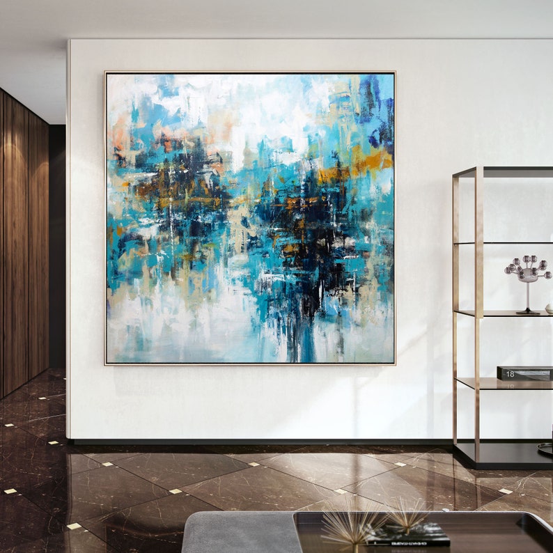 Handmade Abstract Painting Gallery Wall Art Oil Paintings Etsy