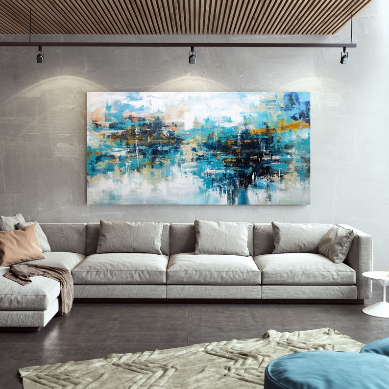 Handmade Abstract Painting Gallery Wall Art Oil Paintings Etsy