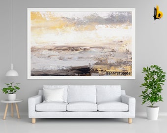 Handmade Abstract Acrylic & Oil Painting – Modern Gallery Wall Art