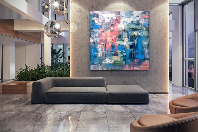 Original Abstract Painting Gallery Wall Art Home Decor Wall Art, Extra