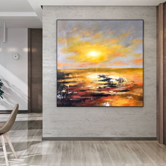 Oil painting on wall discount