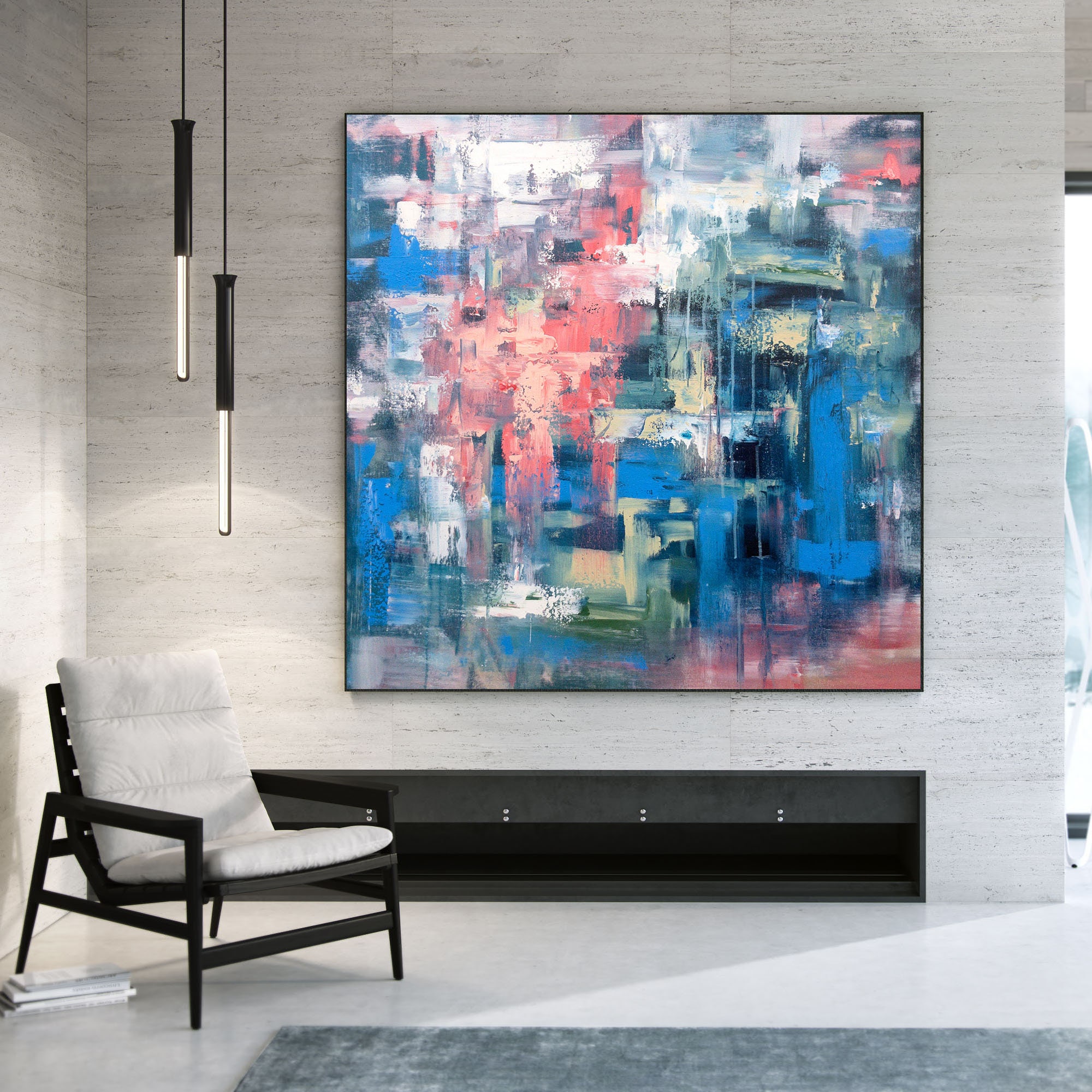 Original Abstract Painting Gallery Wall Art Home Decor Wall Art, Extra