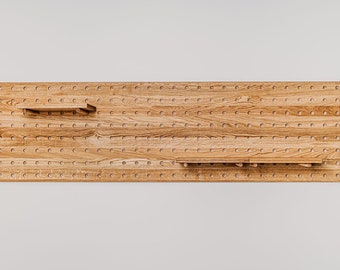 Breadboard, PEG Board, PEG WALL made of solid oak handmade 168 cm or 102 cm wide