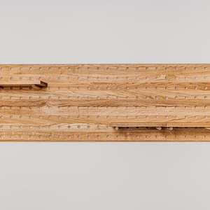 Handmade PEG Board made of solid oak – Flexible pegboard in two sizes