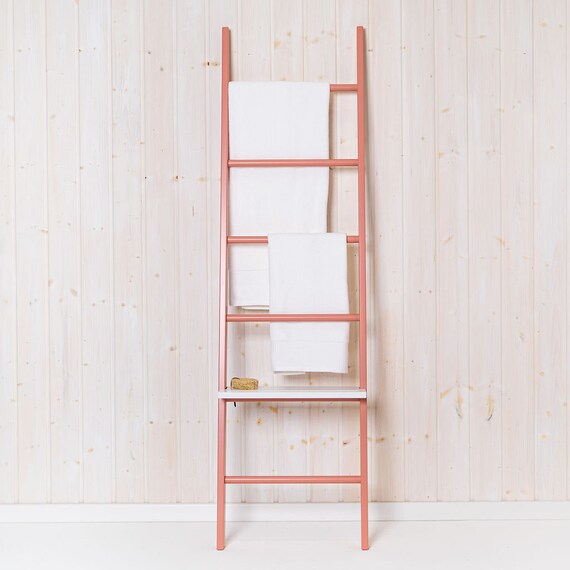 Clothes Ladder Towel Ladder in Many Colors Lacquered Beech Wood