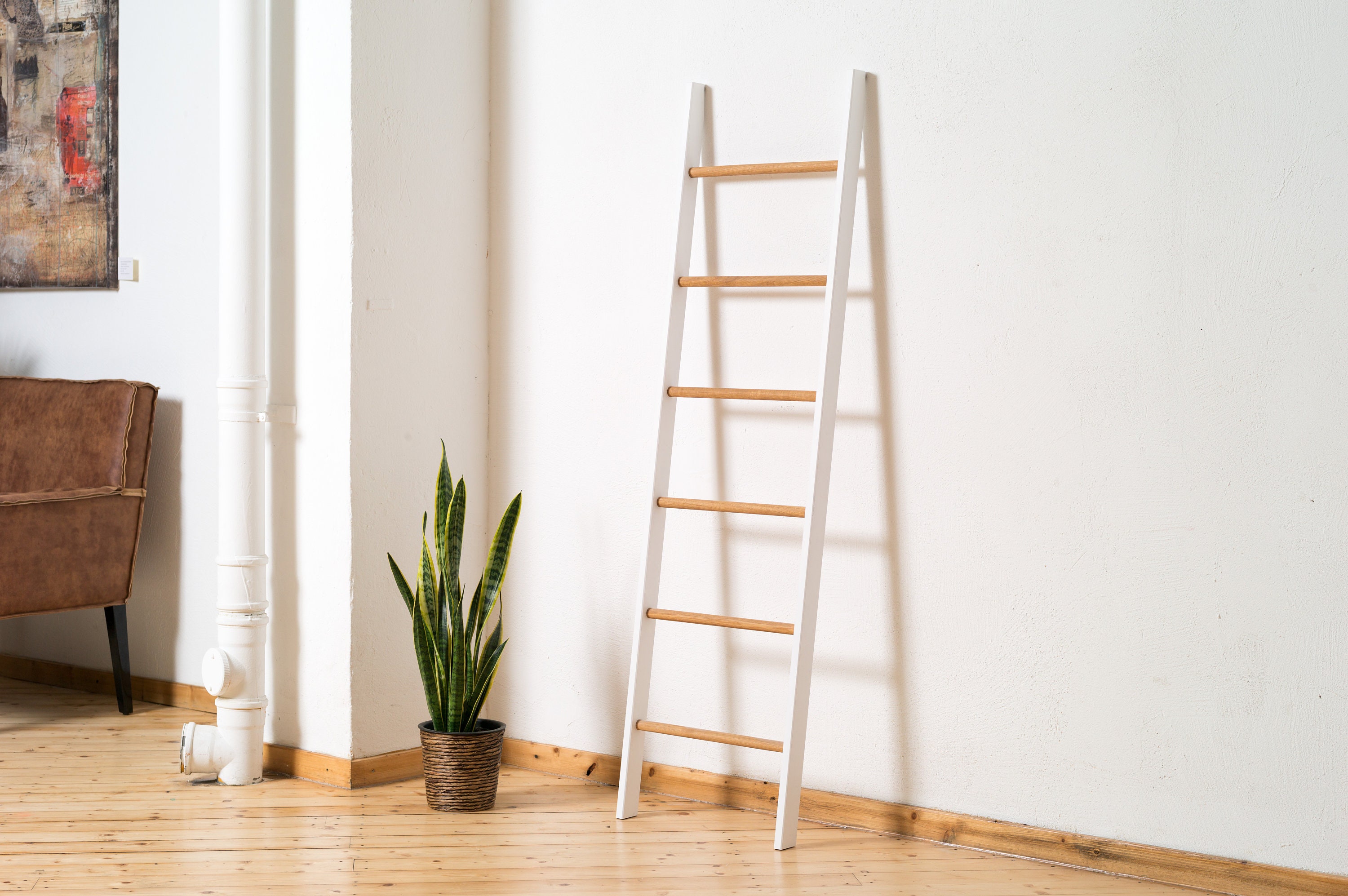 decoratieve ladder kledingrek - Etsy