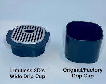 Nespresso Lattissima One Upgraded (abgesenkt / breiter Rand) Tropfschale (EN510B von DeLonghi).
