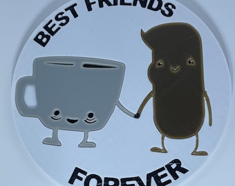 Coffee and Poo BFF Coaster