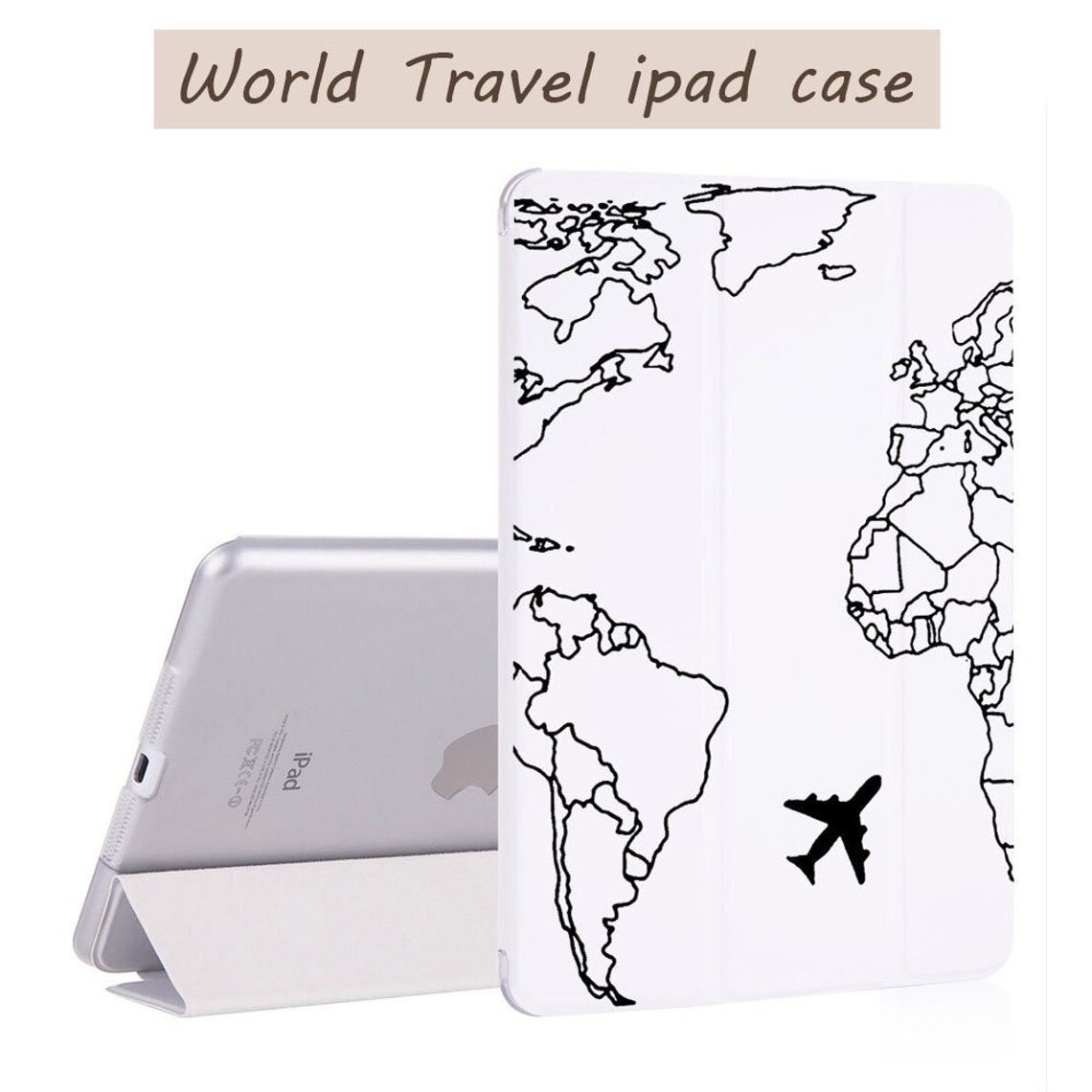 IPad Case World Travel For iPad Etsy