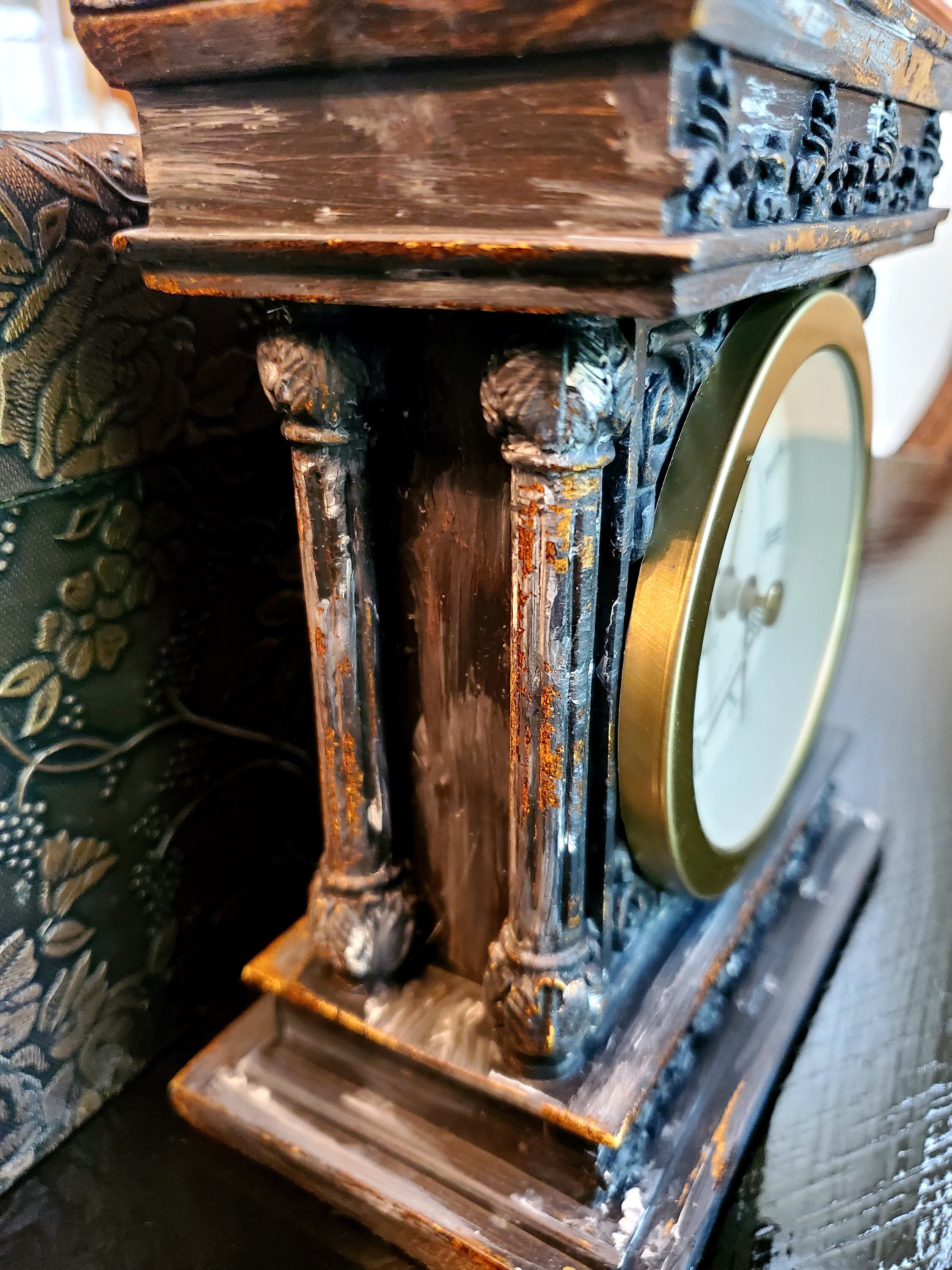 Bookshelf Clock Beautiful Medieval Home Decor Unique Etsy