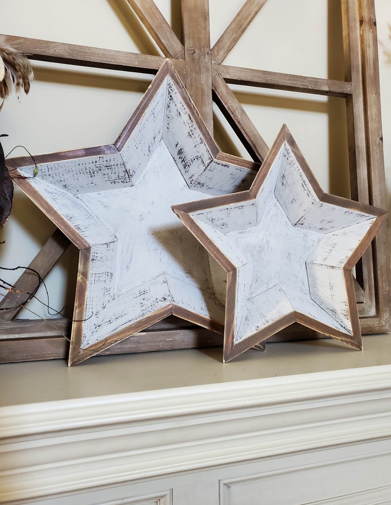 Wooden Star Wall Decor Star Wooden Wall Decor Nursery Decor Etsy
