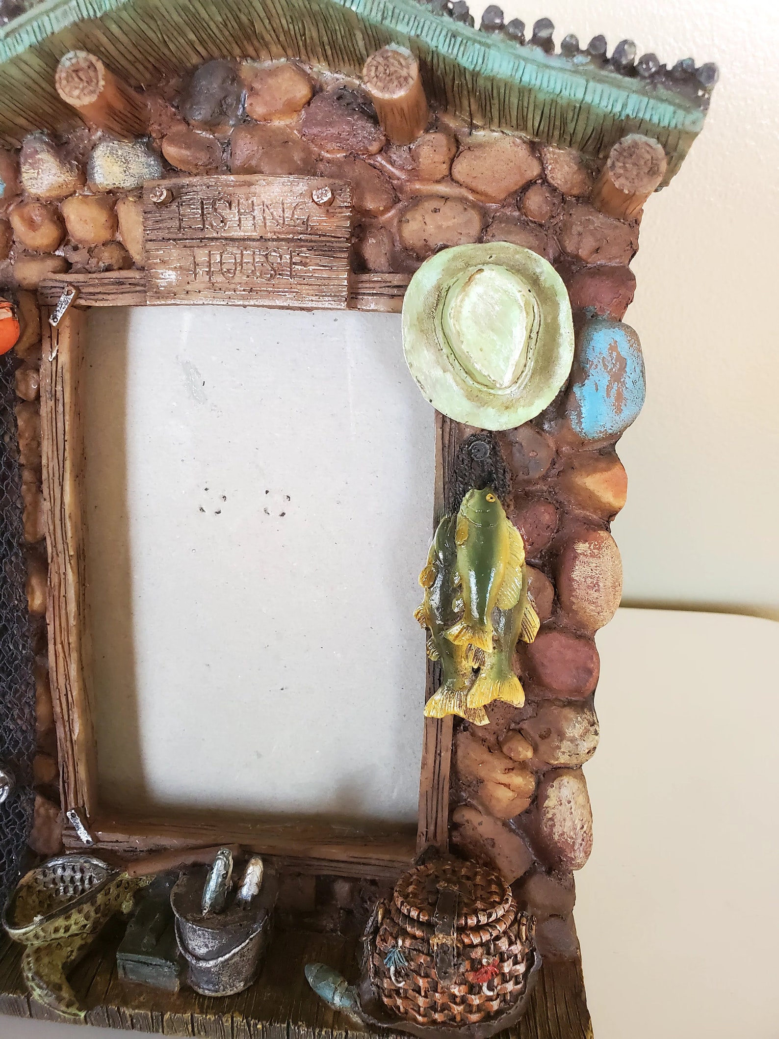 Rustic 4X6 Fishing Picture Frame Home & Living Home Decor Etsy