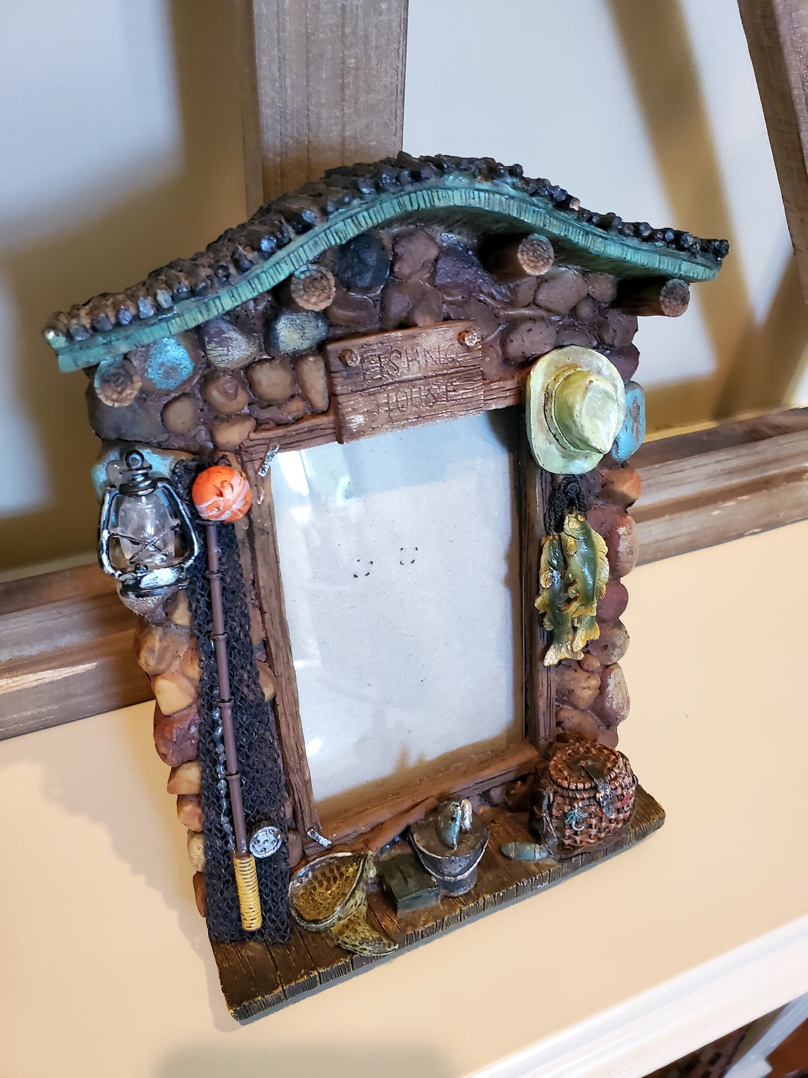 Rustic 4X6 Fishing Picture Frame Home & Living Home Decor Etsy