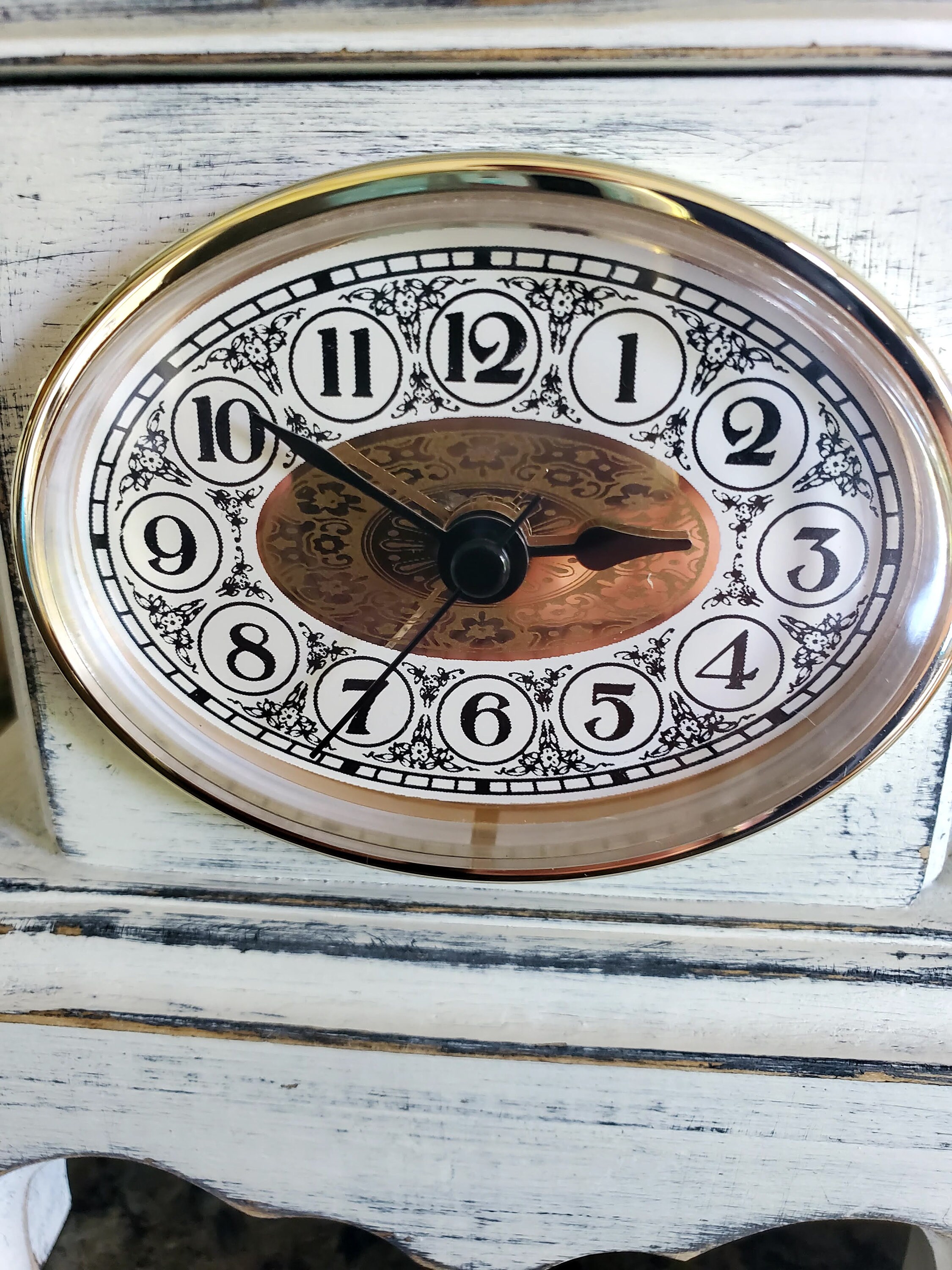 Unique Wooden Retro Bedside Clock Etsy