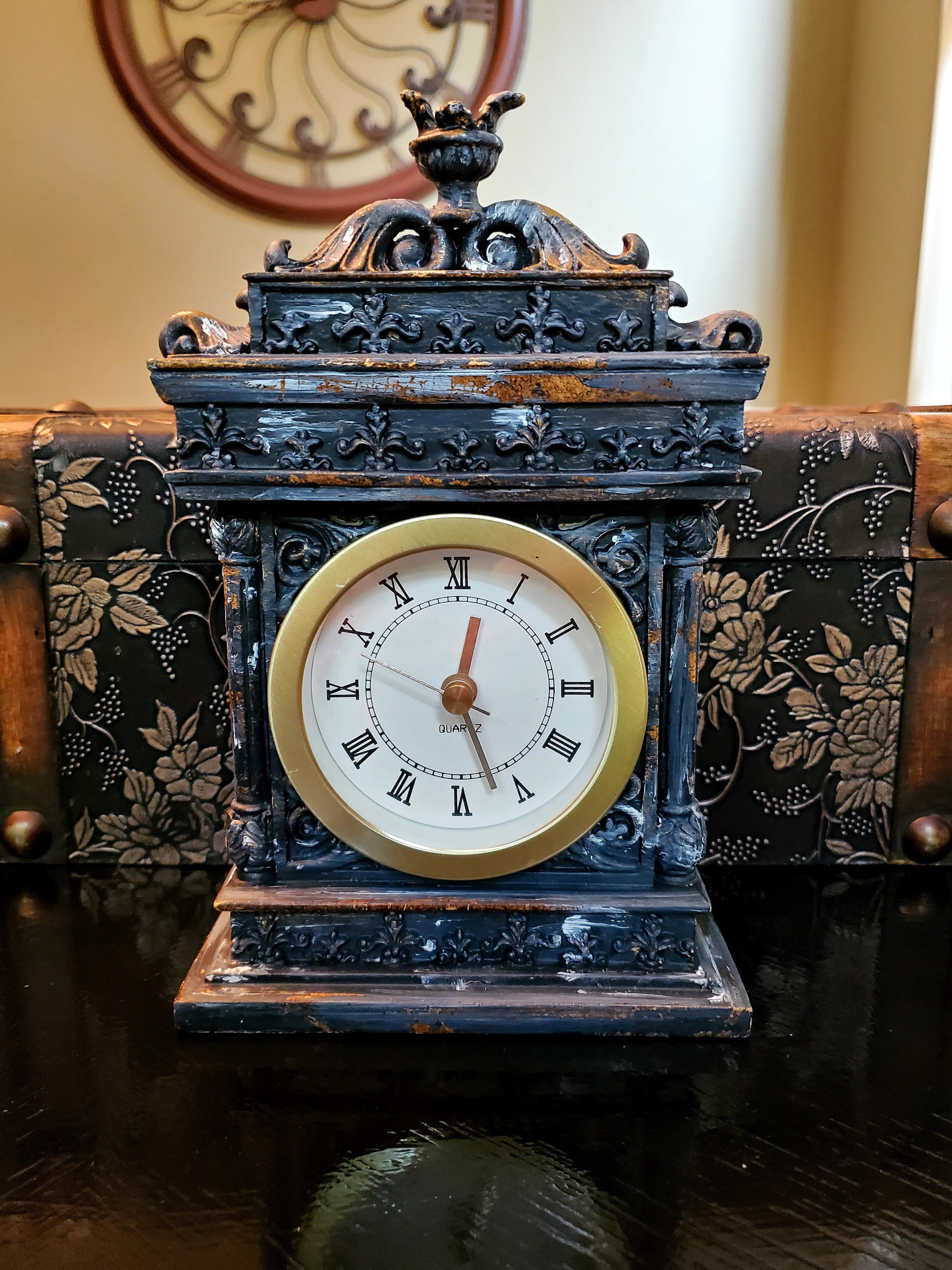 Bookshelf Clock Beautiful Medieval Home Decor Unique Etsy