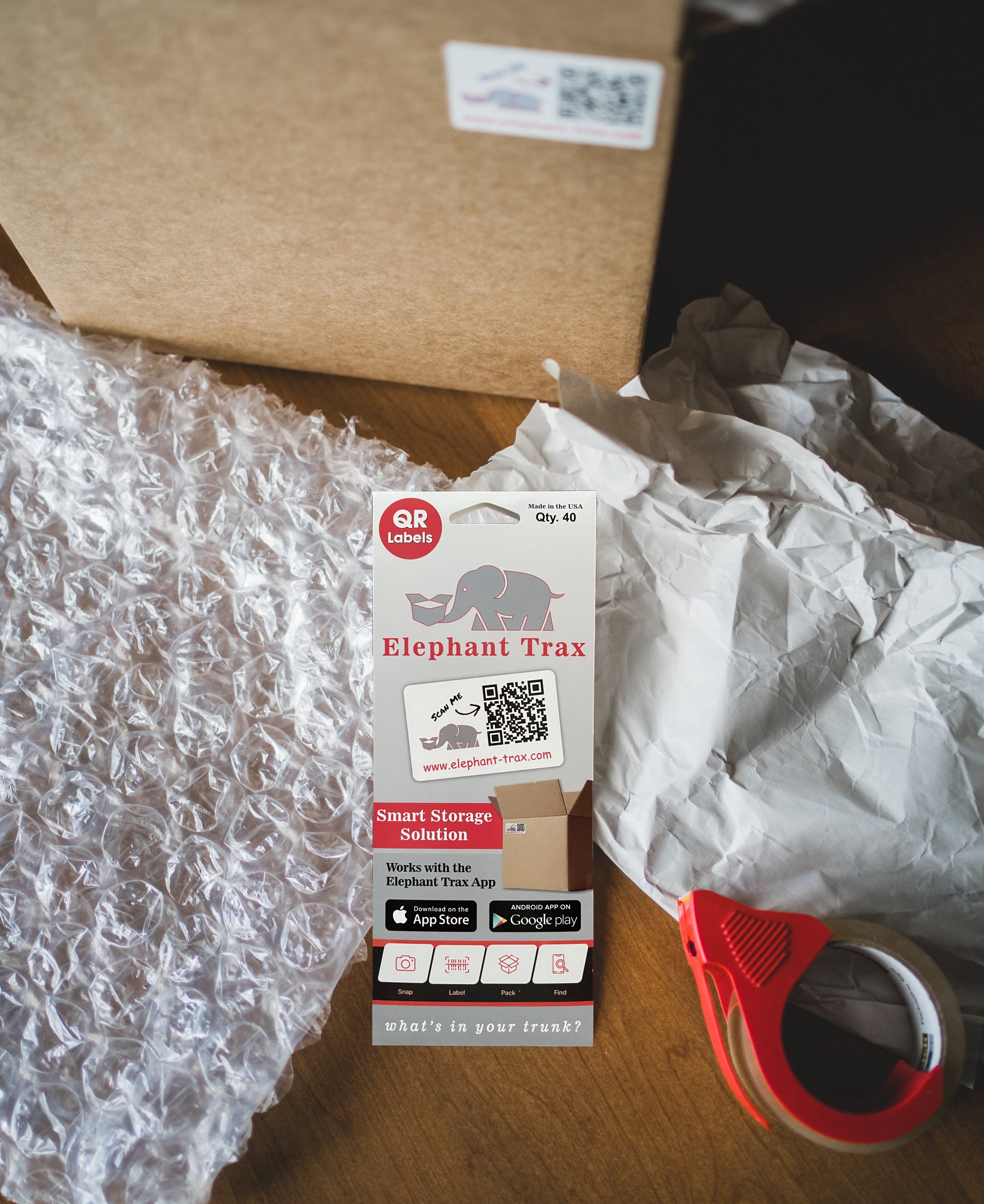 Elephant Trax Smart Storage QR Labels Etsy
