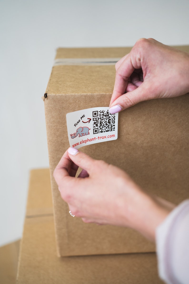 Elephant Trax Smart Storage QR Labels Etsy