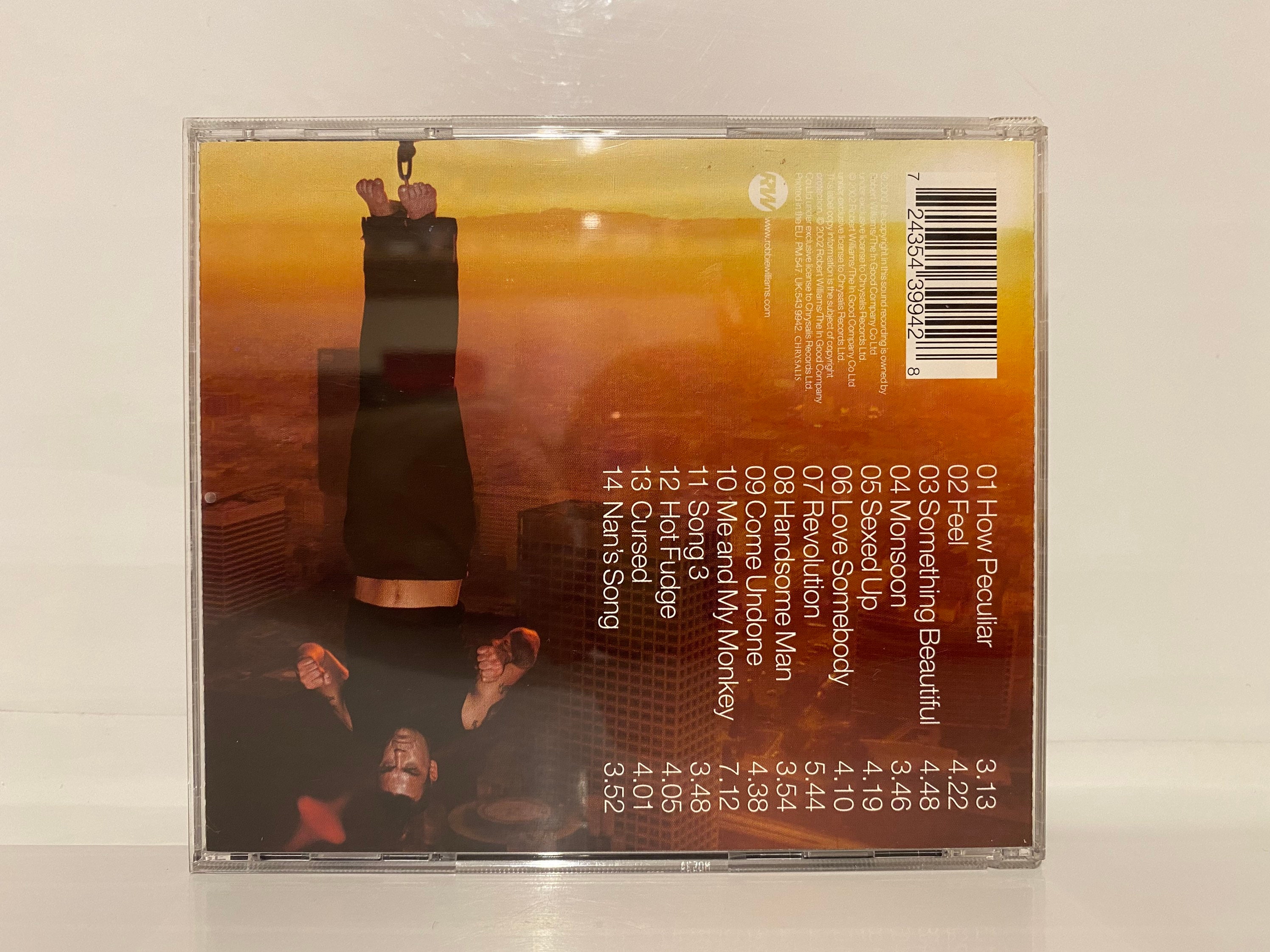 CD Robbie Williams Colección Álbum Escapology Género Rock Etsy