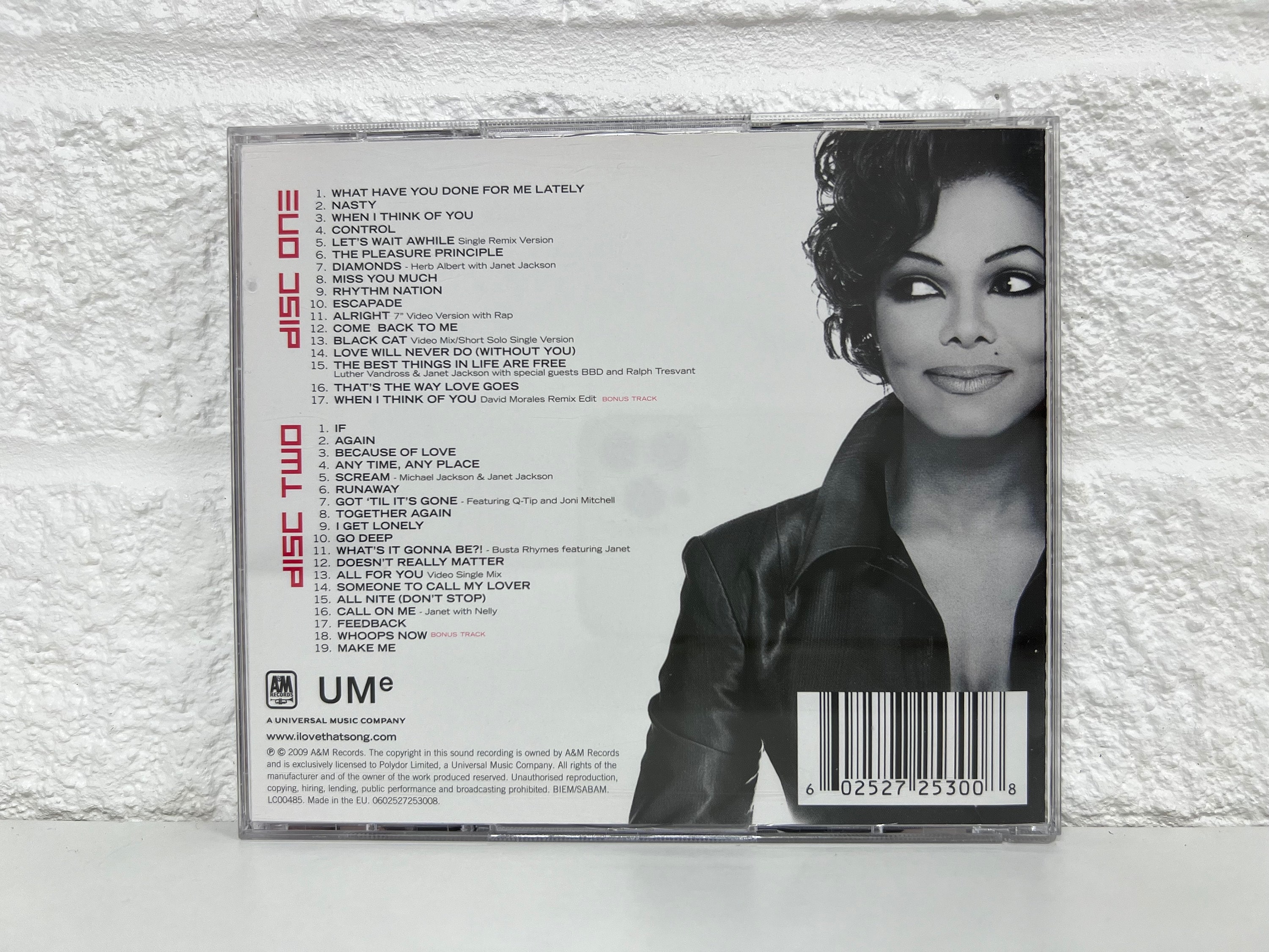Janet Jackson CD Collection Album the Best Genre Electronic