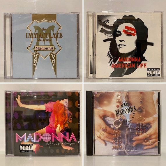 Madonna CD Collection of 4 Cds Album the Immaculate American Life  Confessions on A Dance Floor Like A Prayer Genre Funk Soul Pop Rock Gifts -   Ireland
