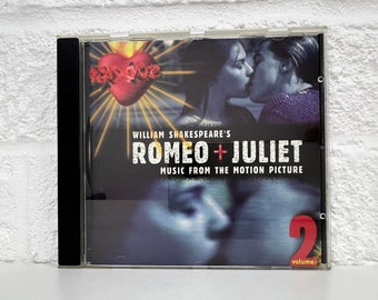 William Shakespeare CD Collection Album Romeo + Juliet Volume 2 Genre Soundtrack Stage Screen Gift Vintage Music From The Motion Picture