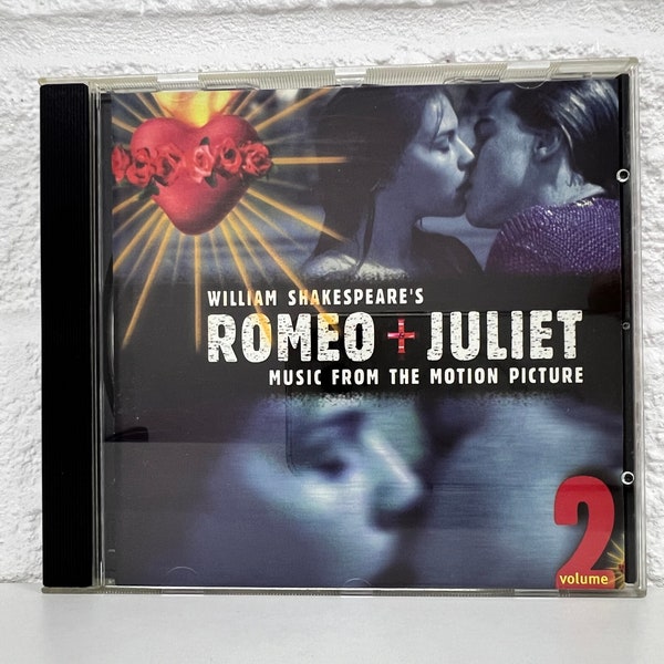 William Shakespeare CD Collection Album Romeo + Juliet Volume 2 Genre Soundtrack Stage Screen Gift Vintage Music From The Motion Picture