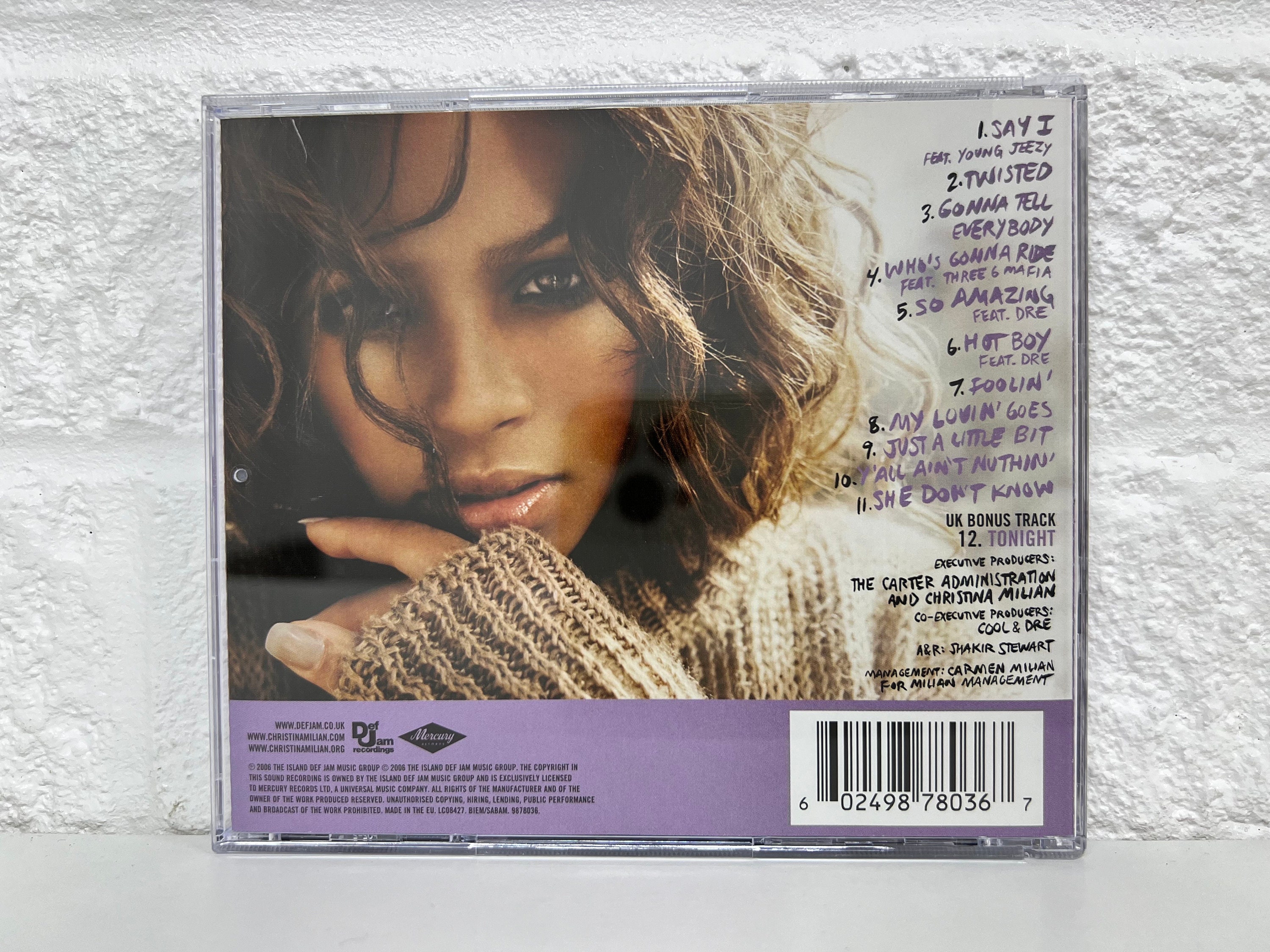 Christina Milian CD Collection Album so Amazin Genre Hip Hop