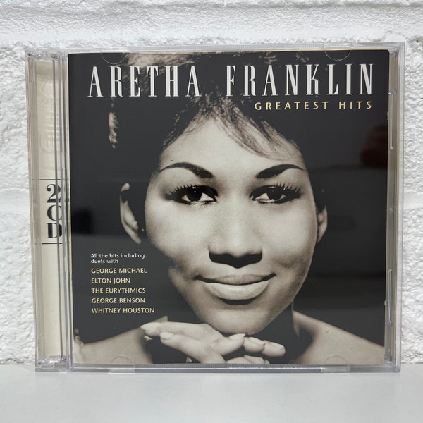 Aretha Franklin CD Collection Album Greatest Hits Genre Funk Soul Gifts Vintage Music American Singer Songwriter Pianist