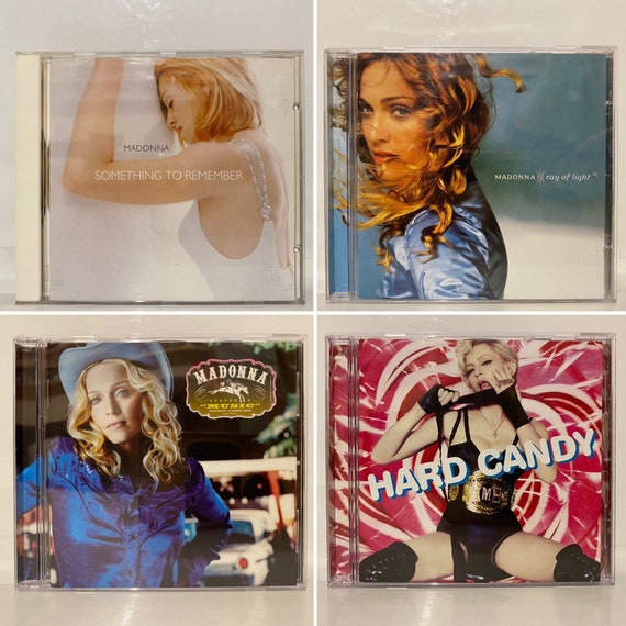 Madonna CD Collection Of 4 CDs Album Something To Remember Ray Of Light  Hard Candy Genre Funk Soul Pop Rock Gifts Vintage Music Singer