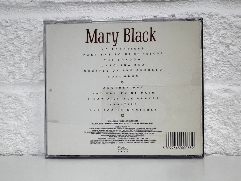 Buy Mary Black CD Collection Album No Frontiers Genre Rock Folk Country