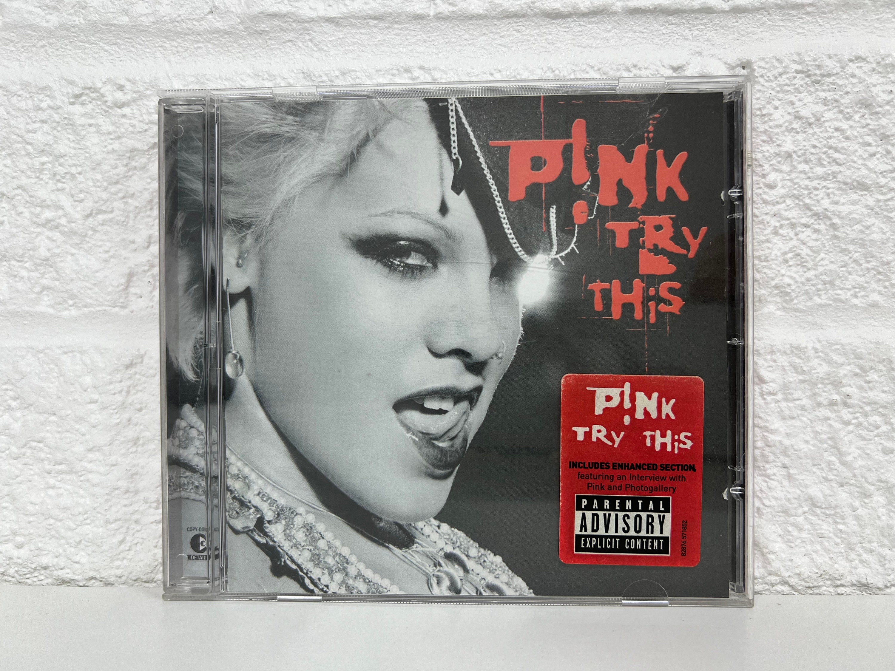 Pink CD Collection Album Try This Genre Rock Gift Vintage