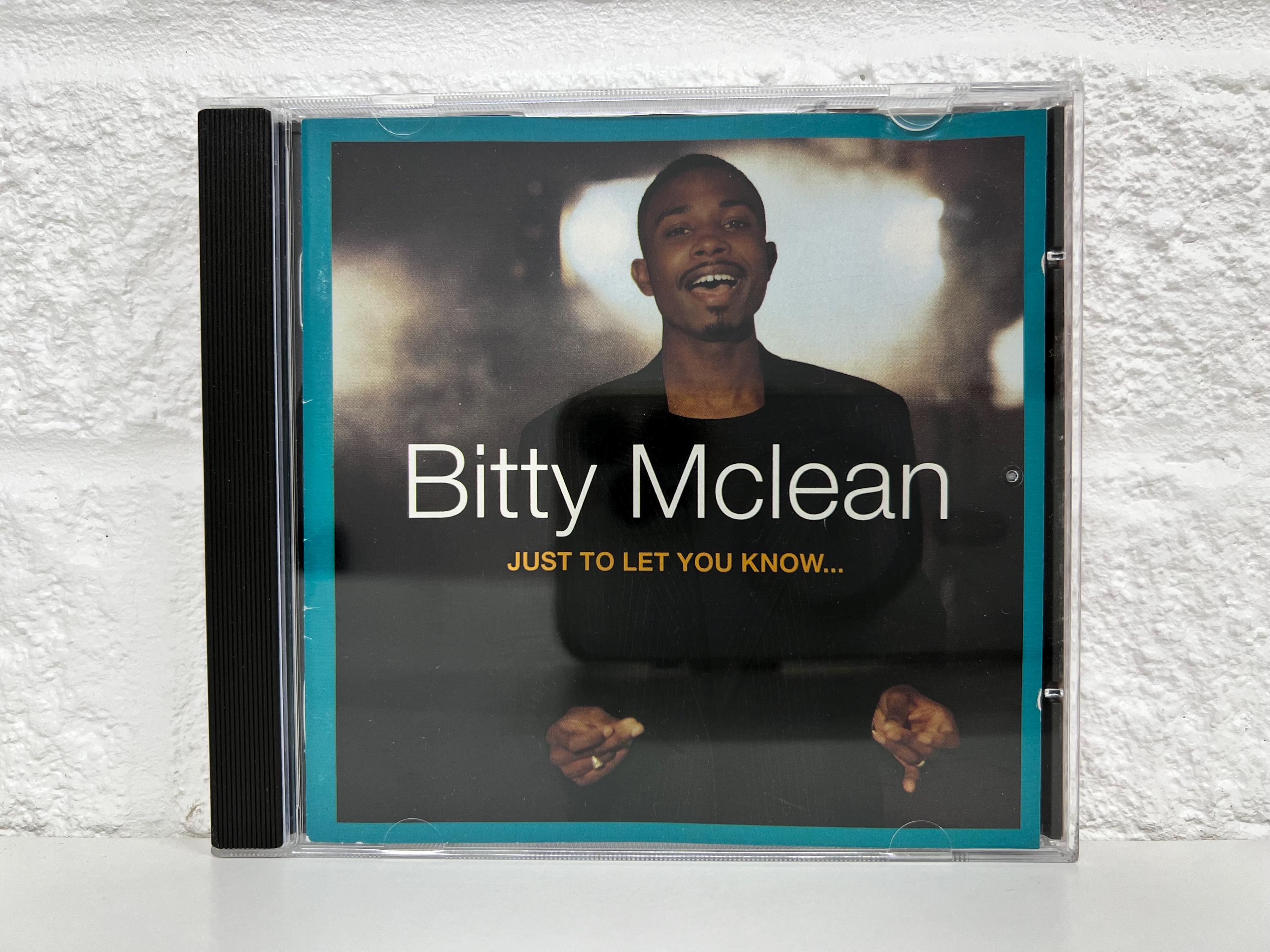 Bitty Mclean CD Collection Album Just to Let You Know Genre Reggae 