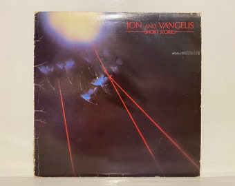 Jon & Vangelis Album Short Stories Genre Electronic Vinyl LP 12” Record Vintage Music Gifts Greek Musician Composer English Singer