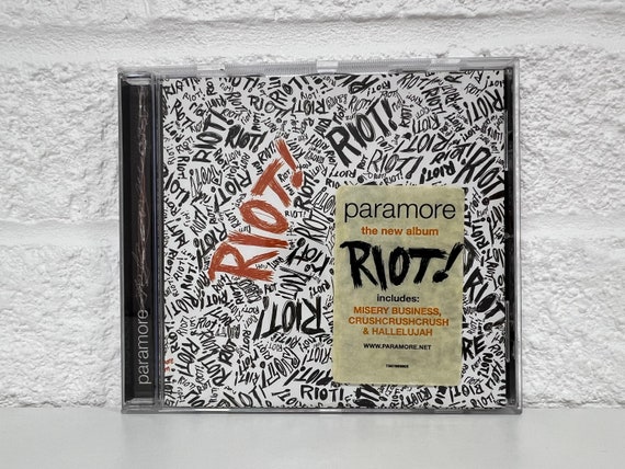 Paramore CD Collection Album Riot Genre Rock Gifts Vintage Music