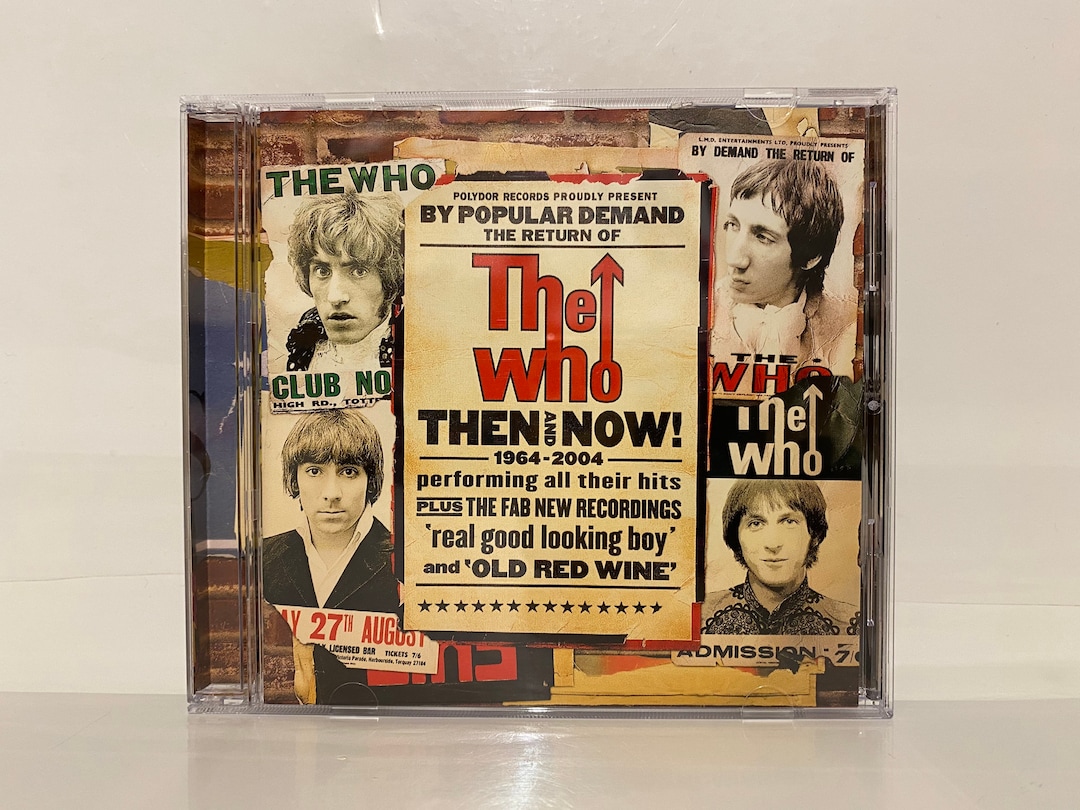 The Who CD Collection Album Then and Now 1964 2004 Genre Rock Gifts