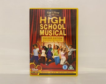 High School Musical Encore Edition DVD Video Collection Album Genre Musical Drama Comedy Gifts Vintage Music Movie