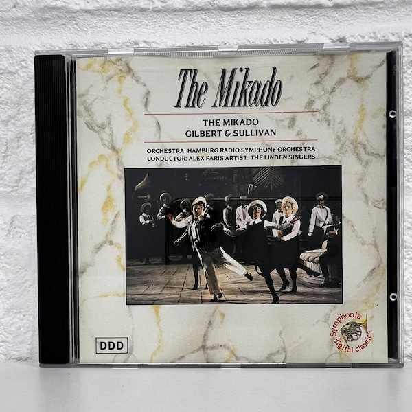 Gilbert & Sullivan CD Collection Album The Mikado Genre Musical Classical Opera Stage Screen Gift Vintage Music