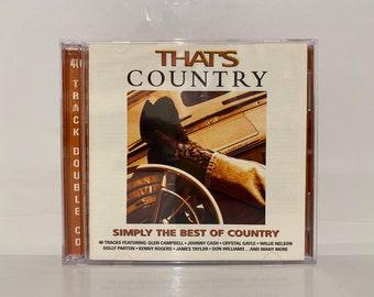 Thats Country CD Collection Album The Best Country Ever Genre Folk Country Gifts Vintage Music
