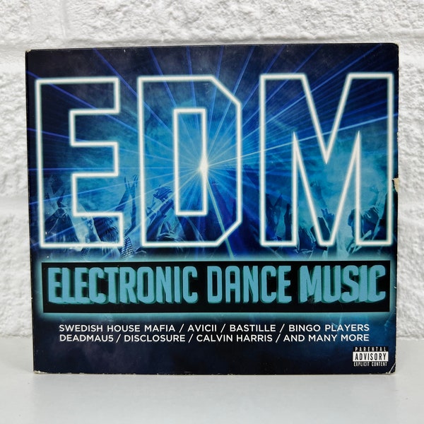 Electronic Dance Music EDM CD Collection Box Set Of 3 CDs Album Genre Electronic Pop Gifts Vintage Music Avicii Bingo Players Disclosure