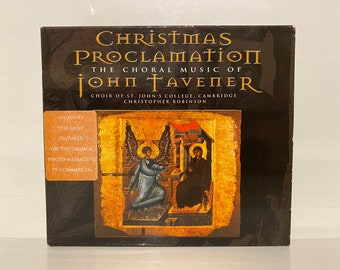 Christmas Proclamation The Coral Music Of John Taverner CD Collection Album Genre Classical Gifts Vintage Music English Composer