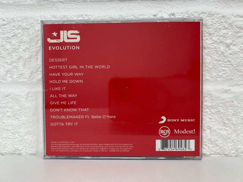 JLS CD Collection Album Evolution Genre Hip Hop Pop Gifts Vintage Music JLS Jack The Lad Swing English Boyband image 2