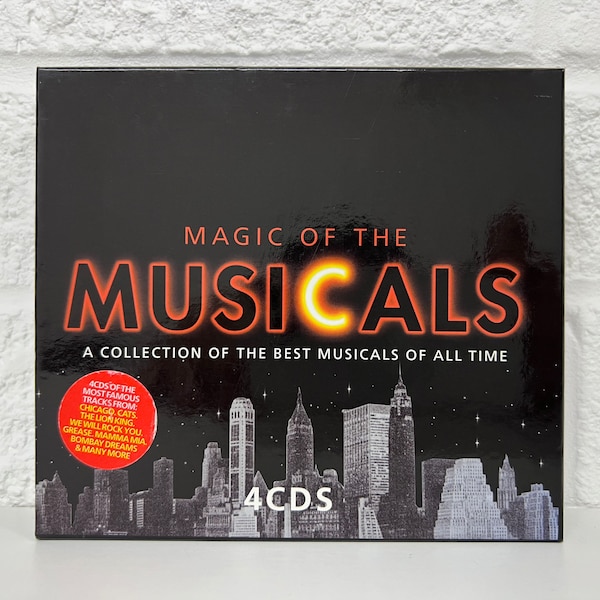 Magic Of The Musicals CD Collection Box Set Of 4 CDs Album Genre Musical Stage Screen Gifts Vintage Music