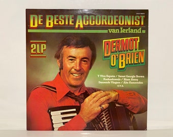 Dermot OBrien Album De Beste Accordeonist Van Ierland Genre Latin Pop Folk Country Vinyl LP 12” Record Vintage Music Gifts Irish Singer